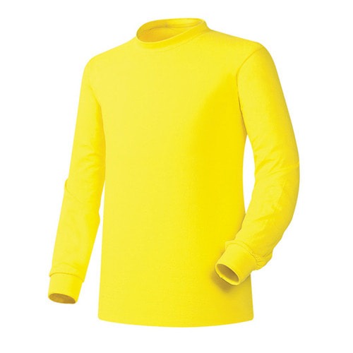 30수 라운드 긴팔 티셔츠 (노란색)